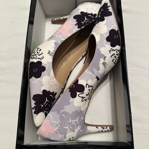 Floral Print Heels